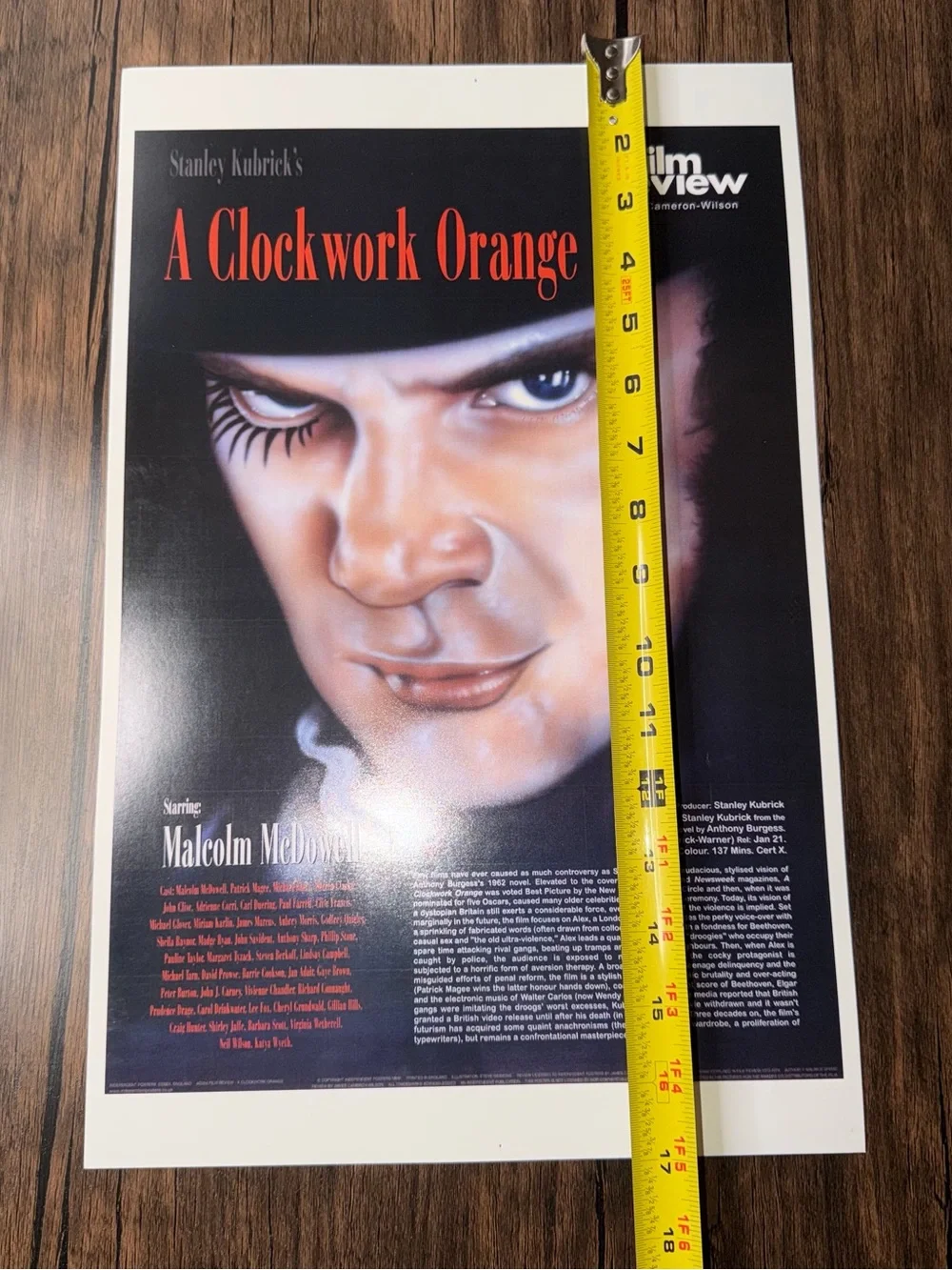 A Clockwork Orange 11x17